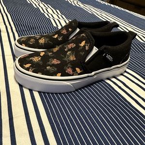 Little Girls Slip on Vans Never Worn, New W/O tags